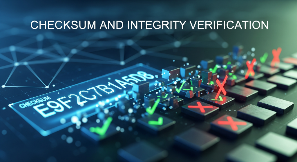 CHECKSUM AND INTEGRITY VERIFICATION