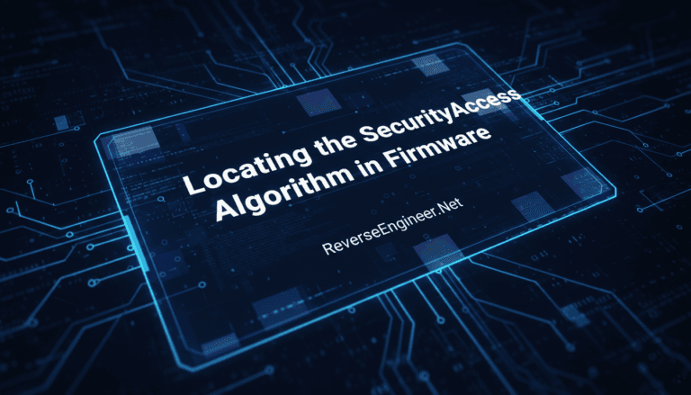 UDS SecurityAccess Algorithm Analysis: ECU 0x27 Guide - ReverseEngineer.net